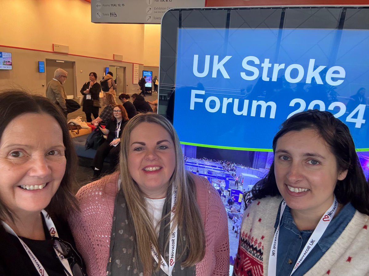 Having a fantastic time at #UKSF24 brilliant forum to hear about latest developments in stroke care