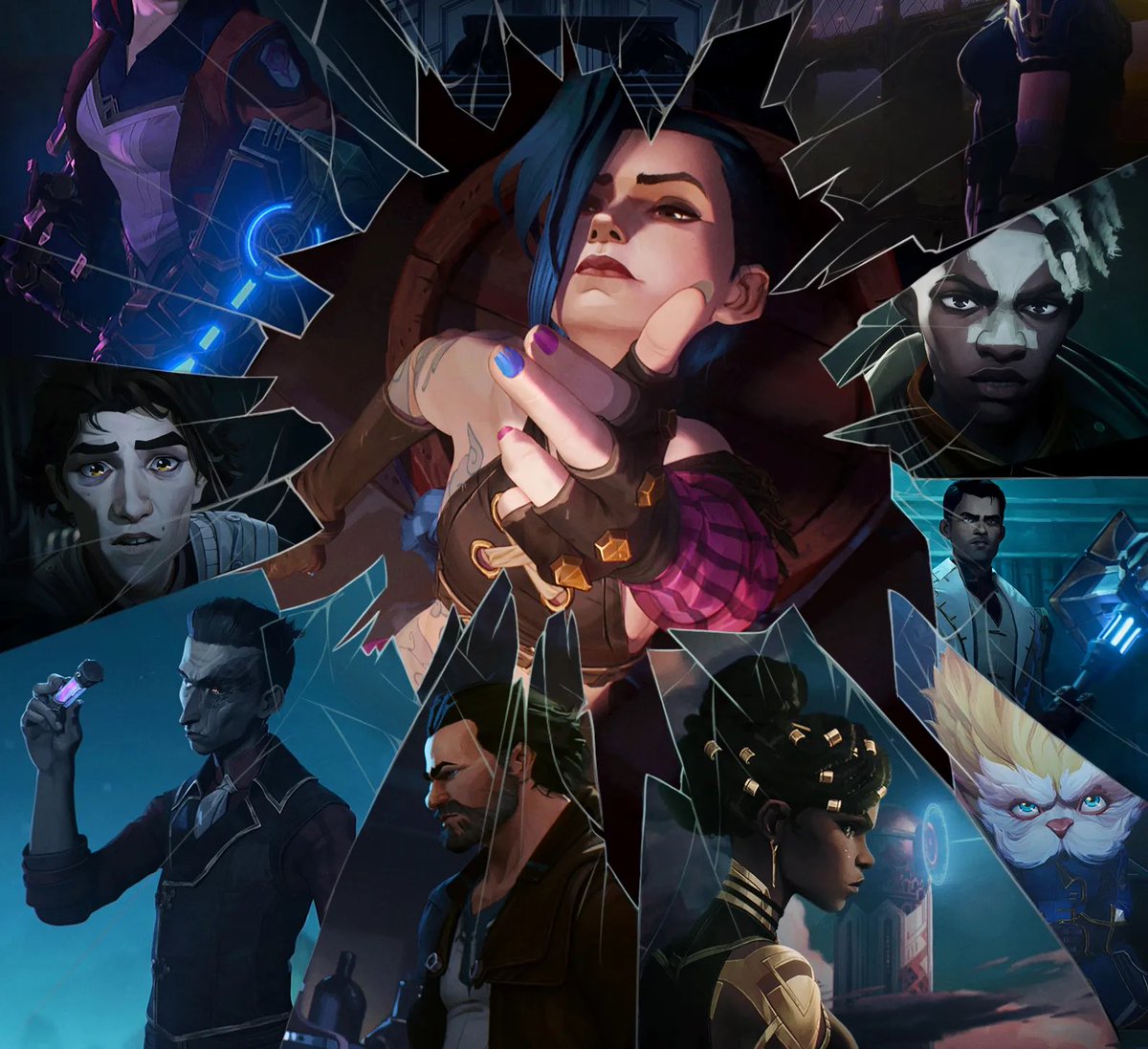 O__J18's tweet photo. Arcane is the best animated tv show ever!! https://t.co/wD1SZWa4AH