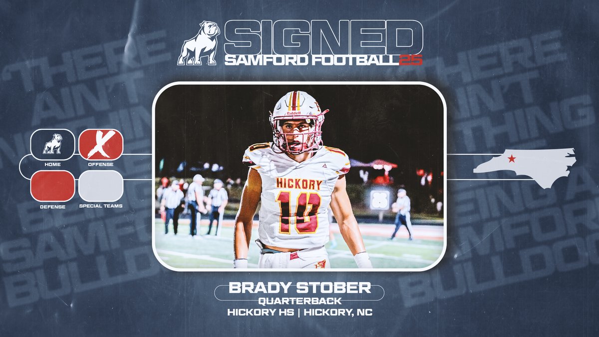 𝓢𝓘𝓖𝓝𝓔𝓓✍️ 

Welcome to the 205, <a href="/brady_stober/">Brady Stober</a>‼️

#HatchAttack | #AllForSAMford | #NSD25
