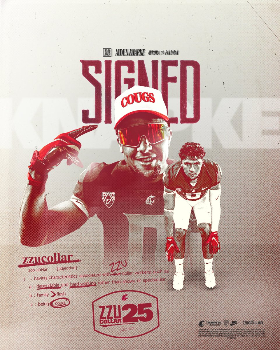 Washington State Football (@wsucougarfb) on Twitter photo Colorado’s finest is now a COUG📈☎️
Welcome <a href="/AidenKnapke/">Aiden Knapke</a> to #ZZUCollar25
#GoCougs | #NSD25 Colorado’s finest is now a COUG📈☎️
Welcome <a href="/AidenKnapke/">Aiden Knapke</a> to #ZZUCollar25
#GoCougs | #NSD25