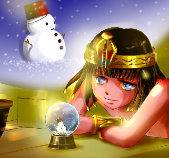 usinandesu's tweet photo. #tricksternow 
 #トリスタクリスマスイラコン
過去絵だけど、パラオ少年のクリスマス。この子雪山知らないんだよねえすぐそばにあるのに。 https://t.co/D1w1KPthkb