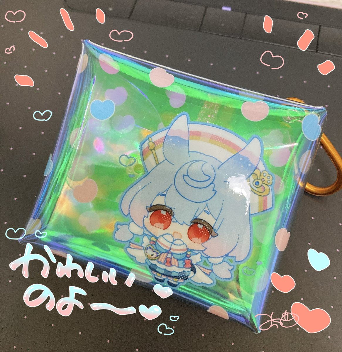シグウィン「キャンペーンでシグウィンちゃんのポーチ作ったのよkawaii〜 」|˗ˏˋ みっち🍼新刊委託中 ˎˊ˗のイラスト