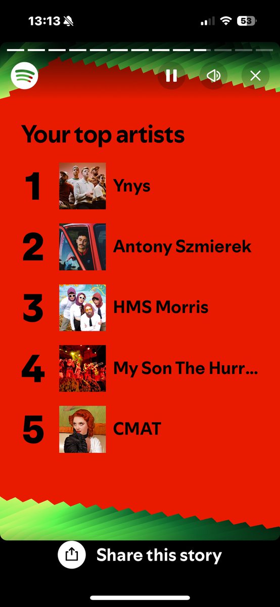So Heledd and Sam, I promise I’m not stalking you 😀. Now imagine if you could actually make money out of Spotify 😩. <a href="/YnysMusic/">Ynys</a> <a href="/antonyszmierek/">Antony Szmierek</a> @HMSMorris <a href="/msthofficial/">My Son The Hurricane</a> <a href="/cmatbaby/">cmat</a> #spotifywrapped