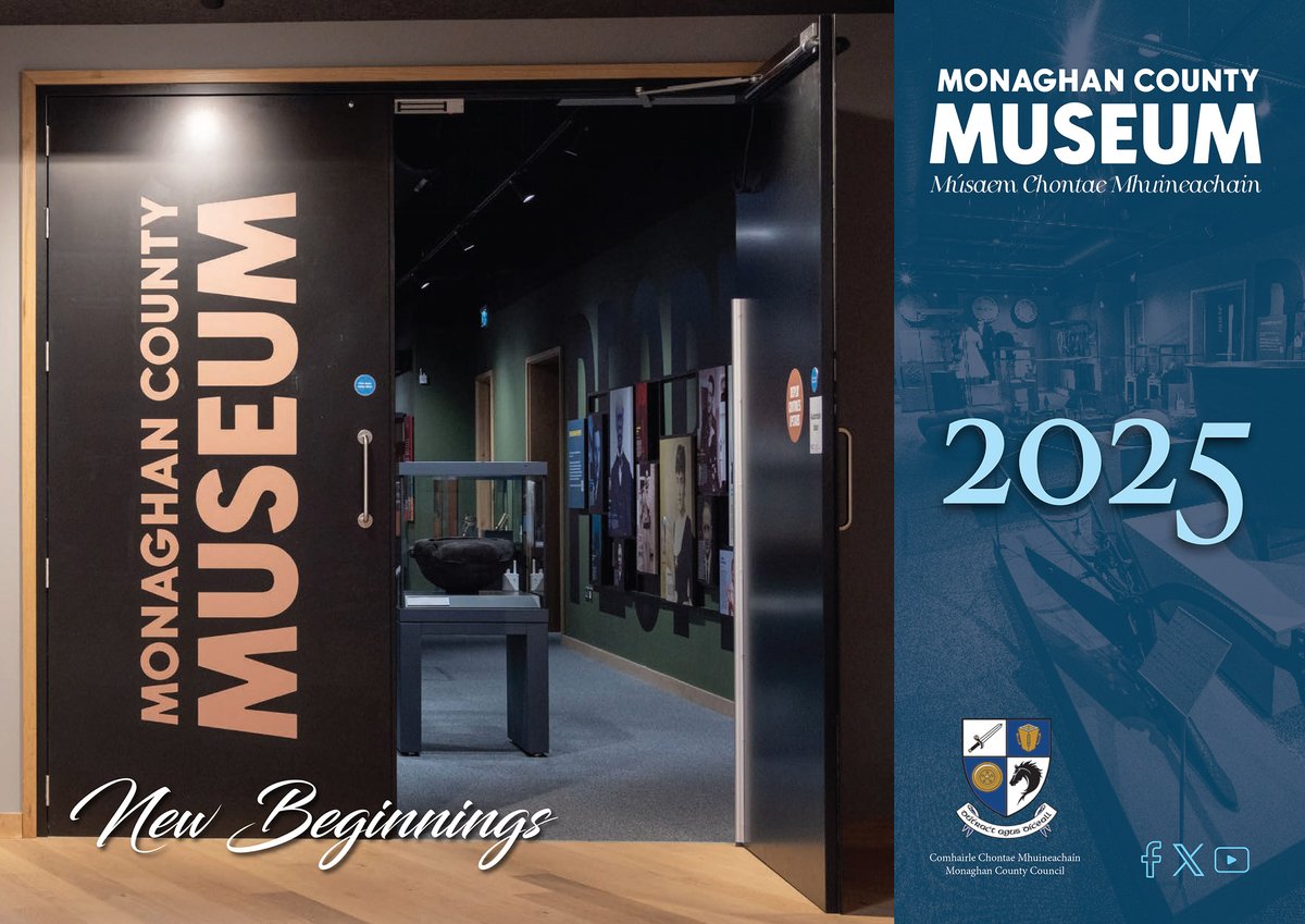 Calendar 2025
Our new calendar is available now and is FREE!
Pick one up at Monaghan Town Library in the Peace Campus.

The museum is open Mon to Fri 11 - 5 and Sat 12- 5 Admission is FREE!
monaghan.ie/museum
#moretomonaghan #monaghanhasit #monaghantourism <a href="/MonaghanTownLib/">MonaghanTownLibrary</a>