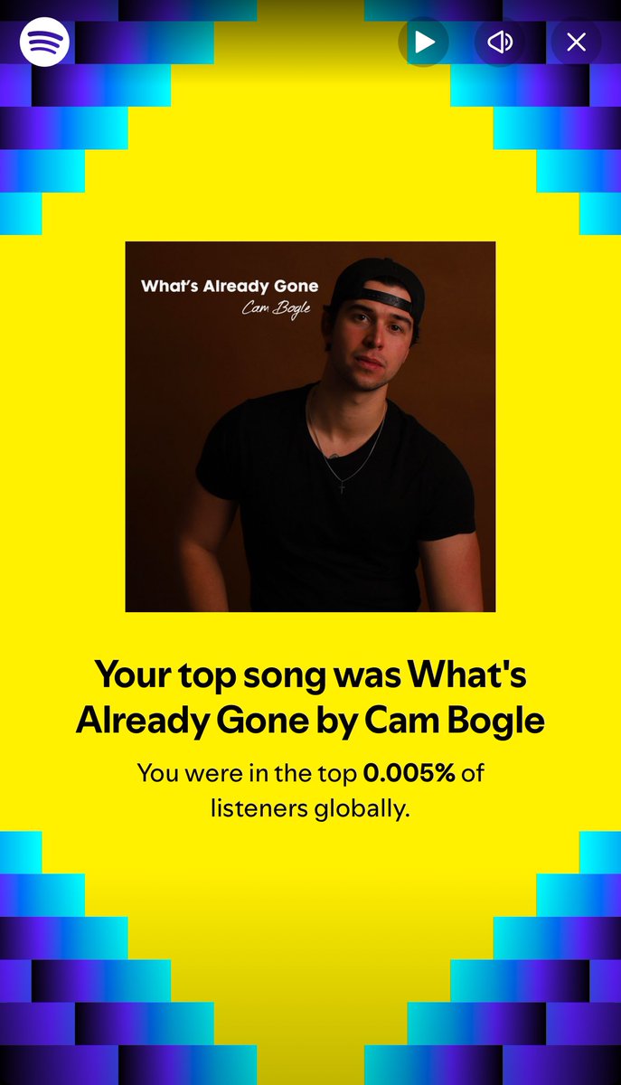samibogle's tweet image. Not even a little surprised 😂 @CamBogle #SpotifyWrapped
