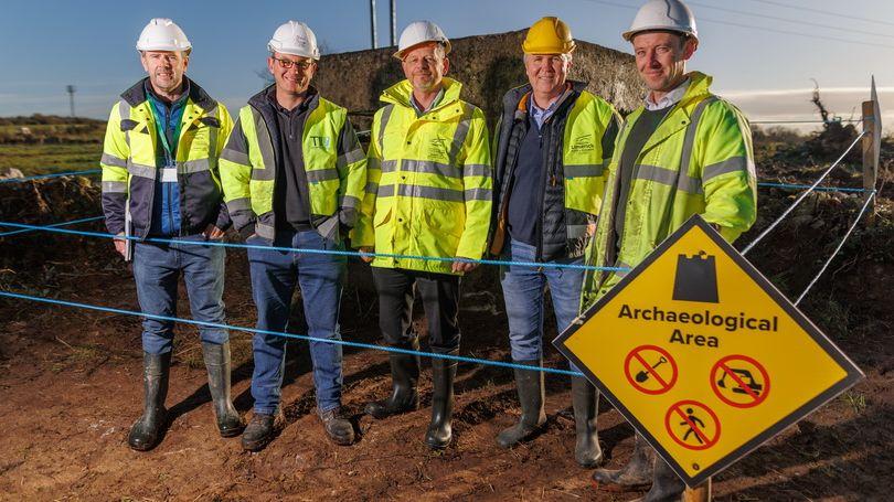 Archaeologists locate lost pieces of Ireland’s defensive fortifications near Askeaton, County Limerick.

Previously unrecorded pillboxes dating back to World War II have been revealed by archaeologists working on the Foynes to Limerick Road (including Adare Bypass) Road Project.