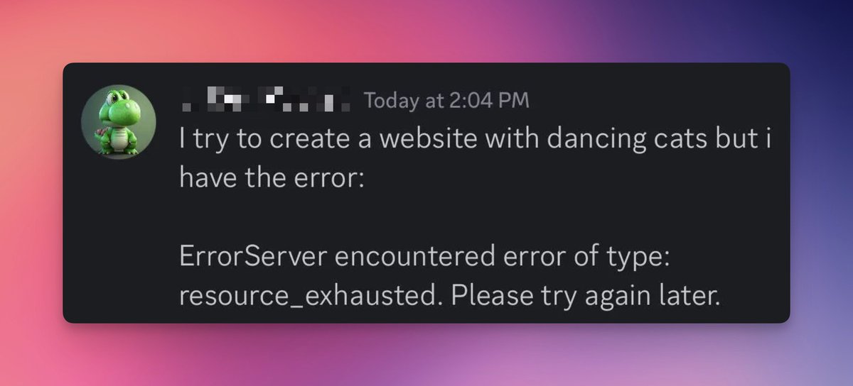 nikuscs's tweet image. If you ever wonder why your Claud API is hitting the rate limit please keep in mind some people are busy making dancing cats websites.