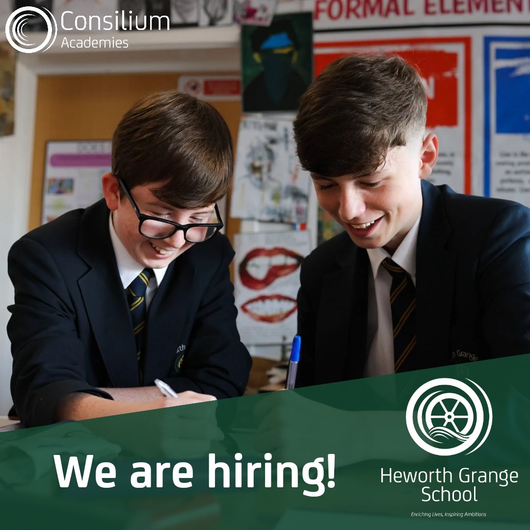 🎉 Join our team! 🎉

📢 We are looking for a passionate, driven and commited Teacher of English and Teacher of Spanish. For more information visit our webpage 👇👇👇
 heworthgrange.org/page/?title=Va… 📢