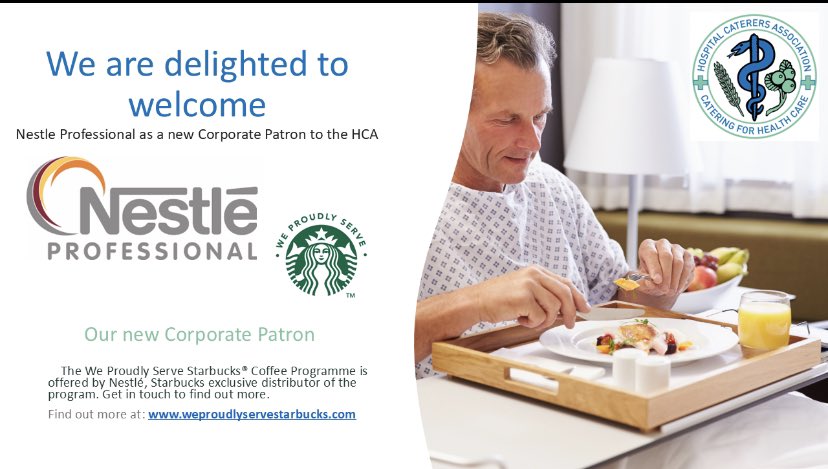 We are delighted to welcome our new corporate patrons, Nestle Professional