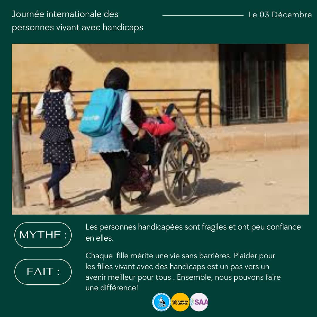 CodyfaRdc2020's tweet photo. Hier était la journée internationale des personnes vivant avec handicaps.
Cette journée n'est pas un choix de hasard mais plutôt une stratégie de faire éveiller nos consciences pour soutenir toute personne handicapée car ce soutien compte pour changer des vies✨
#JIPVH https://t.co/10cSyFkZCZ