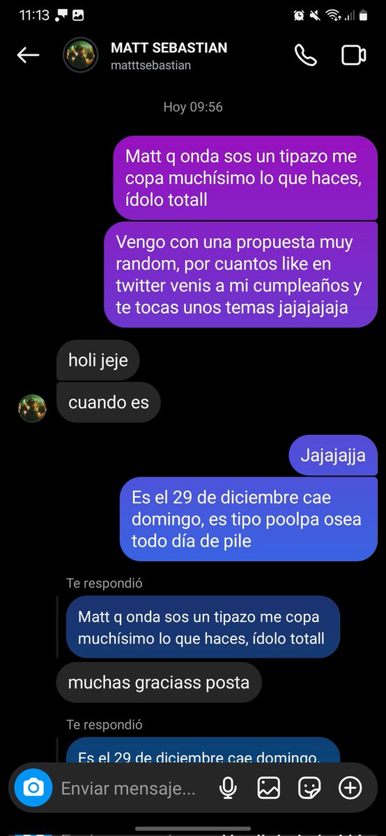 Oriplattner's tweet photo. cumplanme el sueño de q @mattsebastian_  venga a mi cumple por 20k de likes o me lastimo https://t.co/9zseX2Dtgu