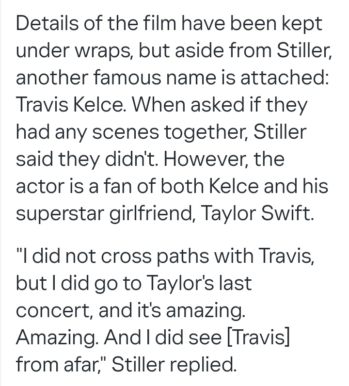 87KillaT's tweet image. Ben Stiller on Happy Gilmore 2 ⛳ #traviskelce #taylorswift #eras 
 yahoo.com/entertainment/…