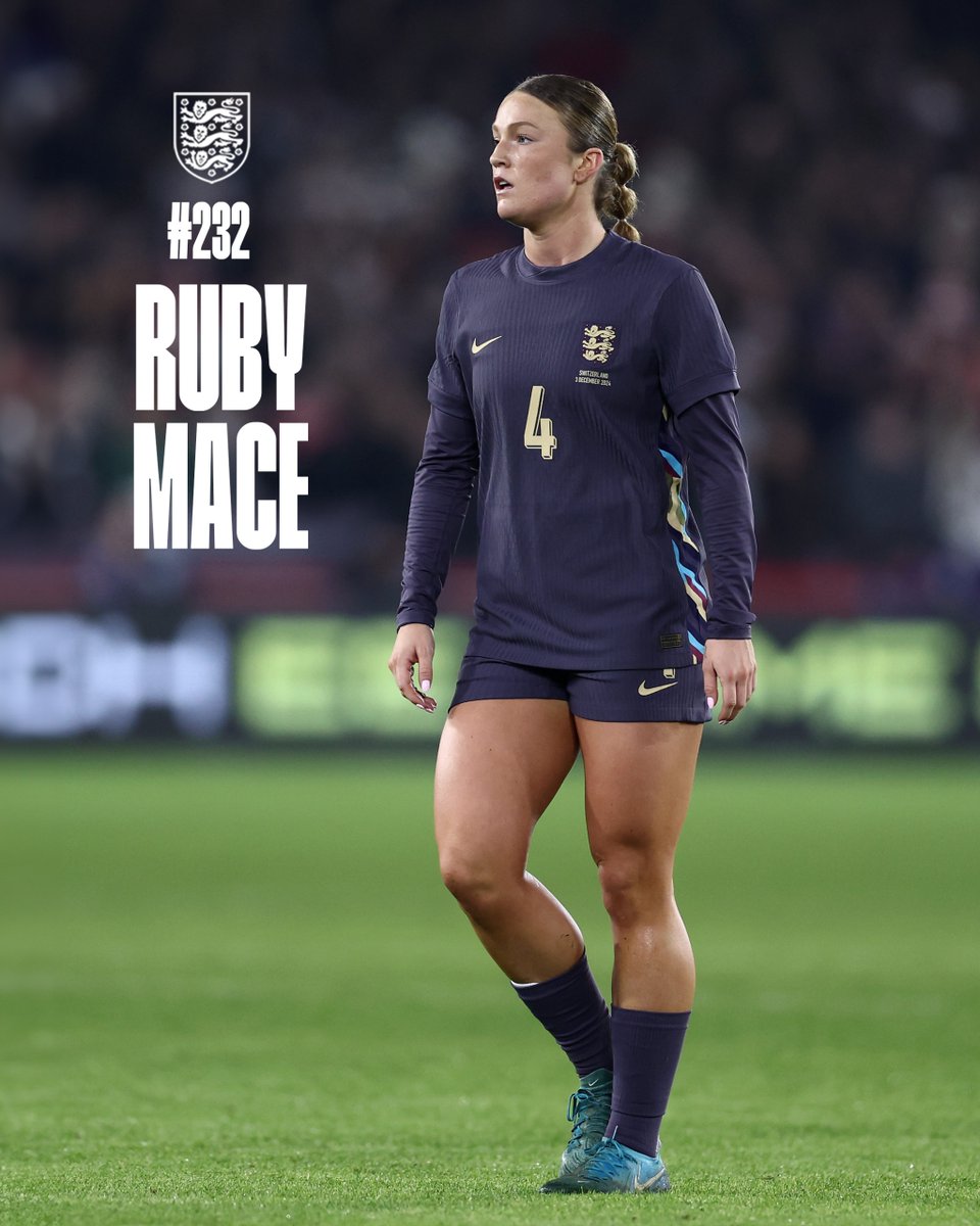 Lionesses's tweet photo. Welcome to the #Lionesses, @OfficialRubyM! 👏

England player number 2️⃣3️⃣2️⃣ 🏴󠁧󠁢󠁥󠁮󠁧󠁿 https://t.co/PxUUSQoPx4
