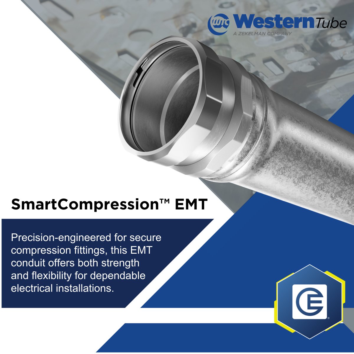CrescentElectrc's tweet image. Whether you’re working on a new build or upgrading existing systems, SmartCompression™ EMT delivers top performance every time.  

Discover how this product can streamline your work! ow.ly/nixU50UgmmA

#SmartSetEMT #WesternTube #ElectricalConduit