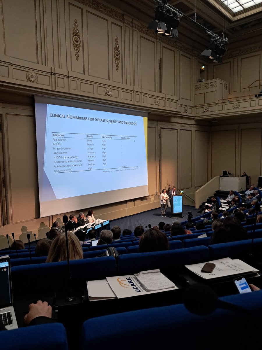 Thrilled to be back at the #GUF2024 @GA2LEN_Network . It's always such a wonderful opportunity to be surrounded by experts doing fantastic clinical management  and research on CSU. And to increase myunderstanding of how positive health can support people with urticaria.