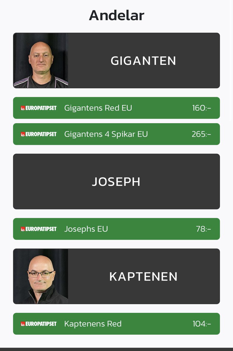 🚨 **EUROPATIPSET** 🚨  
Ikväll väntar en spännande omgång av Europatipset med ‼️3 miljoner i jackpot‼️

För dig som är sugen på att hänga med finns flera riktigt fina andelar ute nu missa inte chansen att vara med.  

studioallin.se/spela-med-oss/…

Lycka till! 💥🙂‍↔️