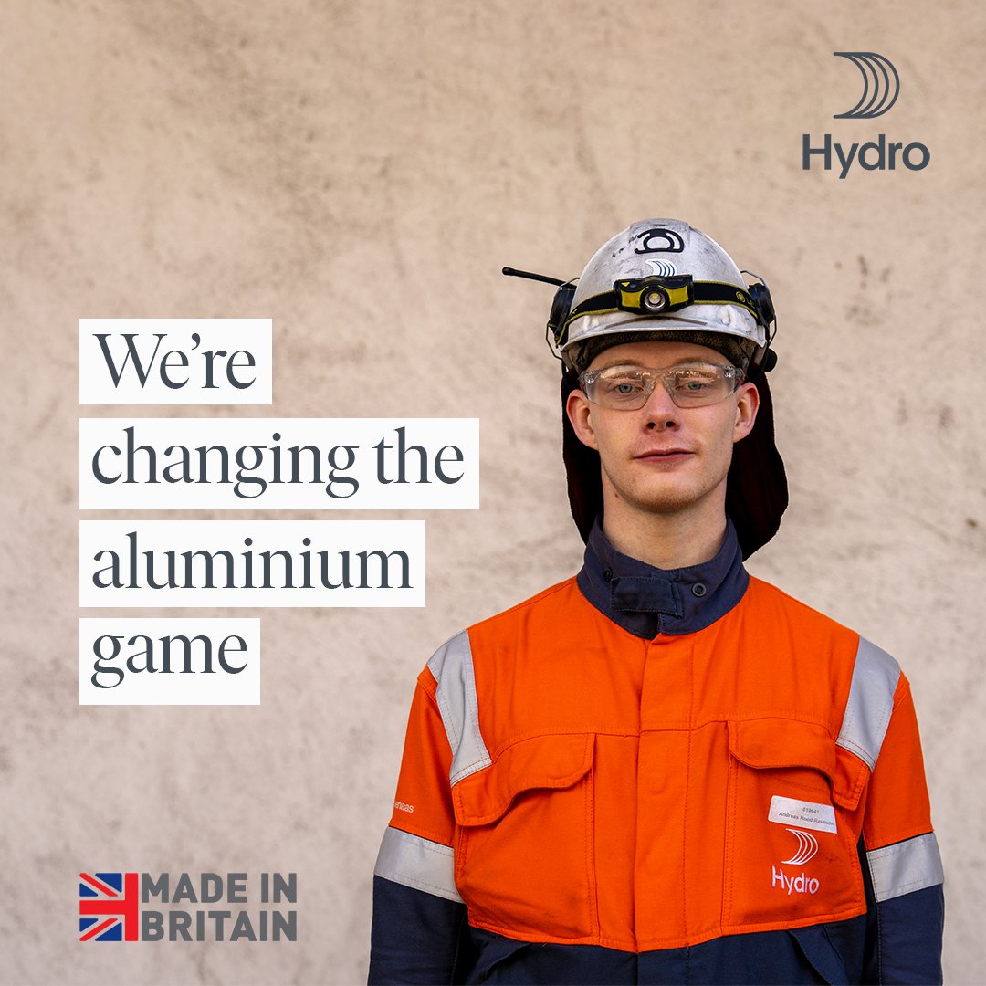 We’re driving real change in aluminium production. #MadeinBritain, our recycled #aluminium supports a circular economy, cutting emissions and tackling industry challenges for a sustainable future.