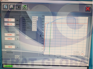 maestratglobal's tweet photo. Control de calidad - Barras corrugadas 
Ensayo de tracción: determinar el límite elástico, carga unitaria de rotura, alargamiento de rotura y alargamiento total bajo carga máxima #maestratglobal #calidad  #identificacion #codigoestructural #B500S #B500SD #aunproblemaunasolucion https://t.co/QqnXeMP6iu