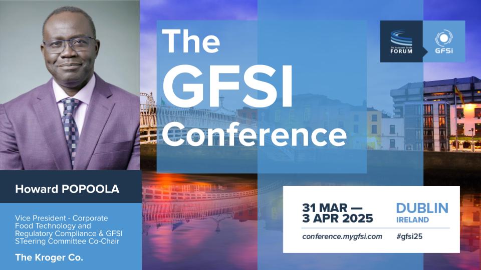 Don't miss Howard Popoola <a href="/hpopool/">Howard Popoola</a>, GFSI SteerCo, Co-Chair and Vice President - Corporate Food Technology and Regulatory Compliance at
<a href="/kroger/">Kroger</a>, in an insightful Governance panel discussion on "GFSI's Evolution, Vision, and Strategic Leadership" bit.ly/4haWZZG