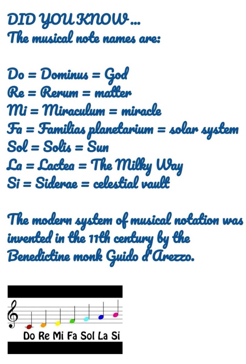 stanleymhoffman's tweet image. Who knew? #solfege