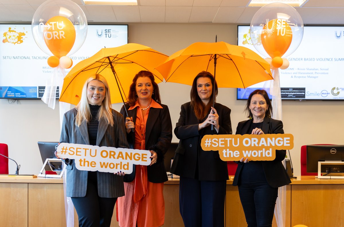 SETU hosted the Tackling Gender-based Violence (GBV) summit at its campuses in Waterford and Carlow on 2 and 3 December 2024, coinciding with the global campaign of ‘16 Days of Activism’ against GBV. #SETU

Full story 👉t.ly/w09Eo