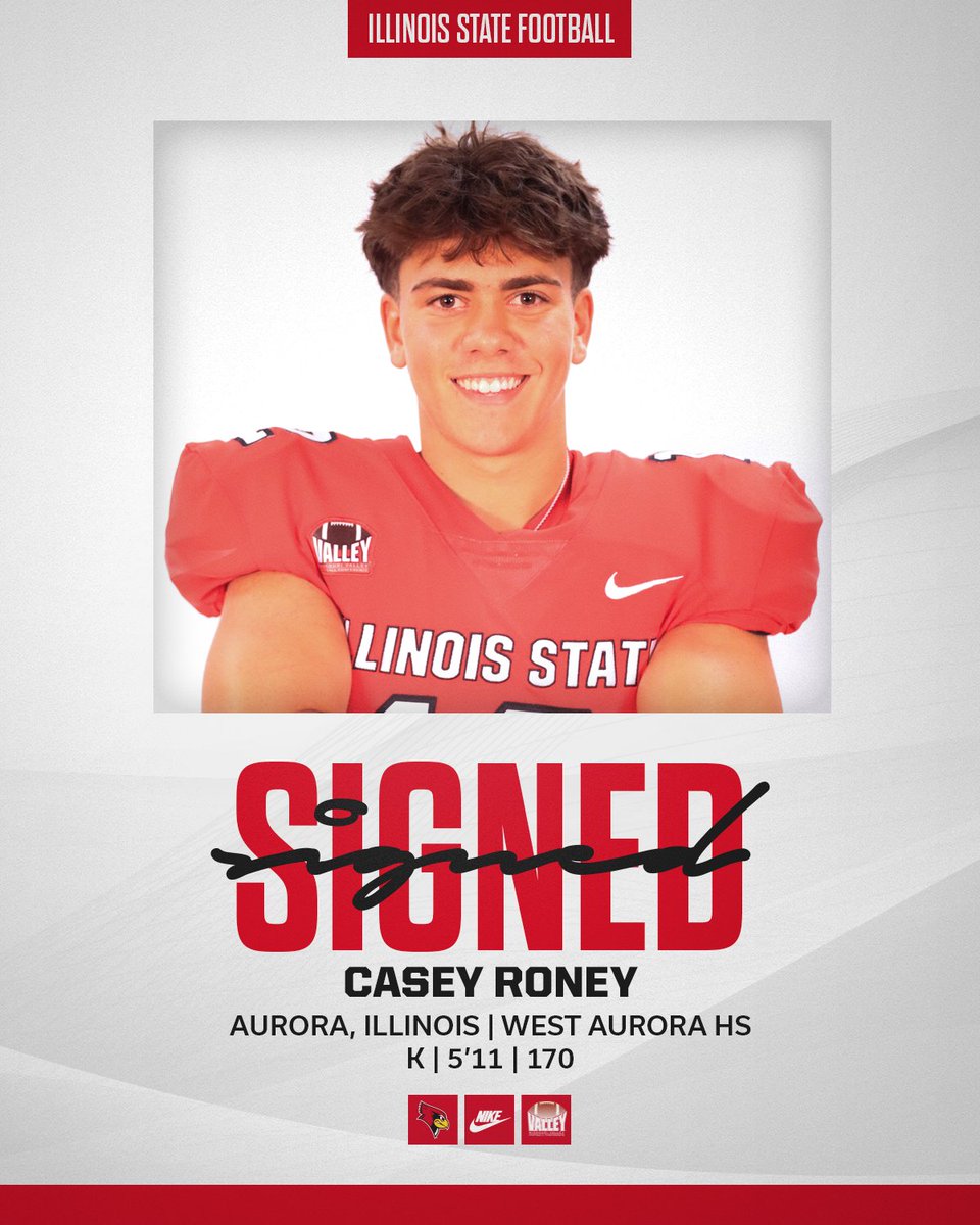 Placekicker <a href="/caseyroney3/">Casey Roney</a> joins the Redbird Family!
