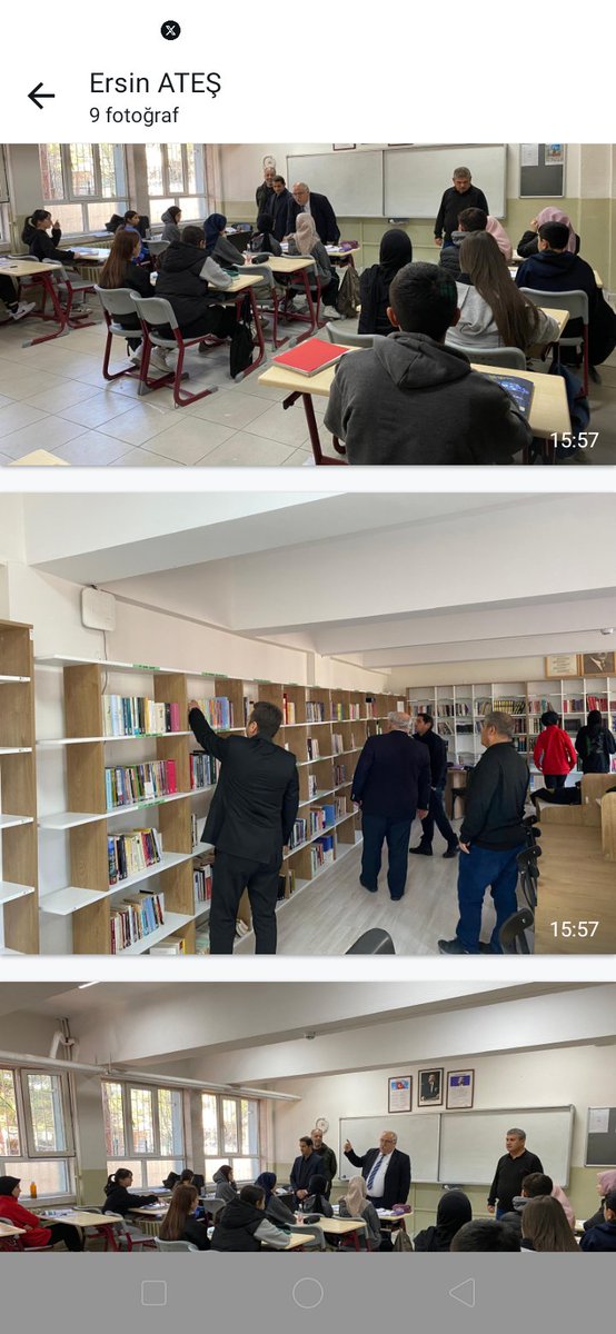 İlçe Milli Eğitim Müdürü Okul ziyaretlerine devam ediyor. Bu gün Dazkırı Anadolu İmam-Hatip Lisesini ziyaret ederek öğrencilerle sohbet etti, öğretmen ve idarecilerle görüşerek  okulun durumu hakkında bilgi aldı. Okul Kütüphanesi ni gezdi.