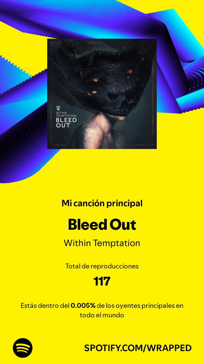 Mi #SpotifyWrapped de este año se lo llevó <a href="/WTofficial/">Within Temptation</a> 🩶🤘🏼