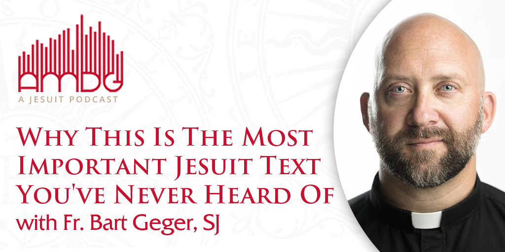 Jesuit News (@jesuitnews) on Twitter photo You’ve heard of the Spiritual Exercises, but what about the Constitutions of the Society of Jesus? Fr. Bart Geger, SJ, a professor at <a href="/bcstm/">BC Clough School of Theology + Ministry</a> who recently completed work on a new edition, explains what they are — and how they're relevant to daily life.
🎧 ow.ly/bgNa50UkNL6 You’ve heard of the Spiritual Exercises, but what about the Constitutions of the Society of Jesus? Fr. Bart Geger, SJ, a professor at <a href="/bcstm/">BC Clough School of Theology + Ministry</a> who recently completed work on a new edition, explains what they are — and how they're relevant to daily life.
🎧 ow.ly/bgNa50UkNL6