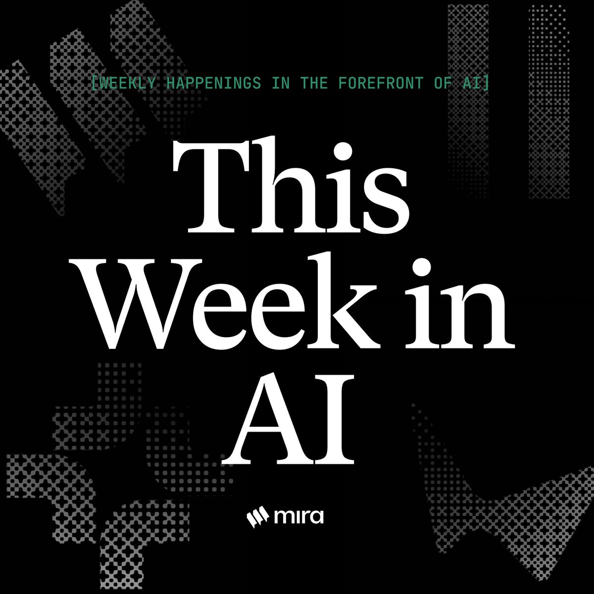 Mira (@mira_network) on Twitter photo AI News we're paying attention to this week:
• <a href="/drfeifei/">Fei-Fei Li</a>'s <a href="/theworldlabs/">World Labs</a> launches AI model to create 3D worlds using a single image
• <a href="/elevenlabsio/">ElevenLabs</a> launches GenAI creator to compete with NotebookLM
• <a href="/Allen_ai/">Ai2</a> launches OLMo 2 Language Models
Here's why? AI News we're paying attention to this week:
• <a href="/drfeifei/">Fei-Fei Li</a>'s <a href="/theworldlabs/">World Labs</a> launches AI model to create 3D worlds using a single image
• <a href="/elevenlabsio/">ElevenLabs</a> launches GenAI creator to compete with NotebookLM
• <a href="/Allen_ai/">Ai2</a> launches OLMo 2 Language Models
Here's why?