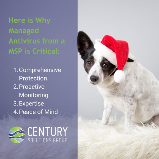 sPant_Centurygp's tweet image. Protect your business with managed antivirus and anti-malware from a reliable Managed Service Provider (MSP)!-www.centurygroup.net
#ITMSP #CyberSecurity #ManagedServices #BusinessProtection #TechSolutions