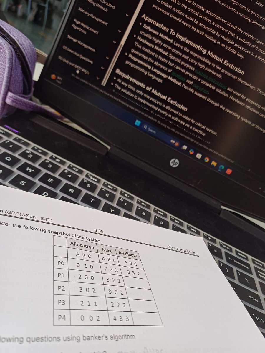 DishaDreamscape's tweet image. #Day4 of #30daysProductivityChallenge 

💪Workout done
📚 OS U3✔️ few topics from U4
📊 Solved #leetcode 904. Fruit in Baskets
🌐Worked on the Food Delivery website.

&amp;gt;&amp;gt;5️⃣ days to go for End Sems
#buildinpublic #dsa #exams #engineering #study