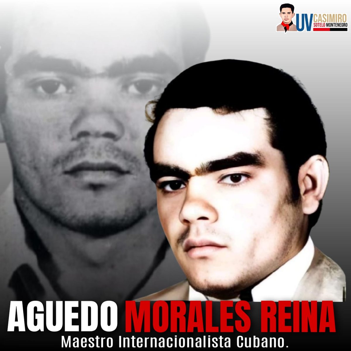 El maestro cubano tenía 28 años y dejaba, en #Cuba , en la horfandad a dos hijos.

Había llegado a #Nicaragua con un grupo de maestros para cumplir la tarea de colaborar en la alfabetización de la población que lo necesitaba. #4519LaPatriaLaRevolución #SoyCSM #SomosUNAN