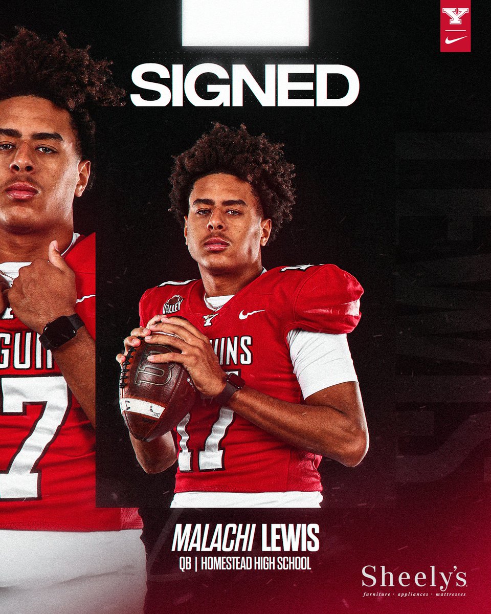 𝐒𝐈𝐆𝐍𝐄𝐃 🖊🐧🏈

𝐌𝐀𝐋𝐀𝐂𝐇𝐈 𝐋𝐄𝐖𝐈𝐒
Quarterback
Homestead High School

Welcome to the family, Malachi!

#GoGuins