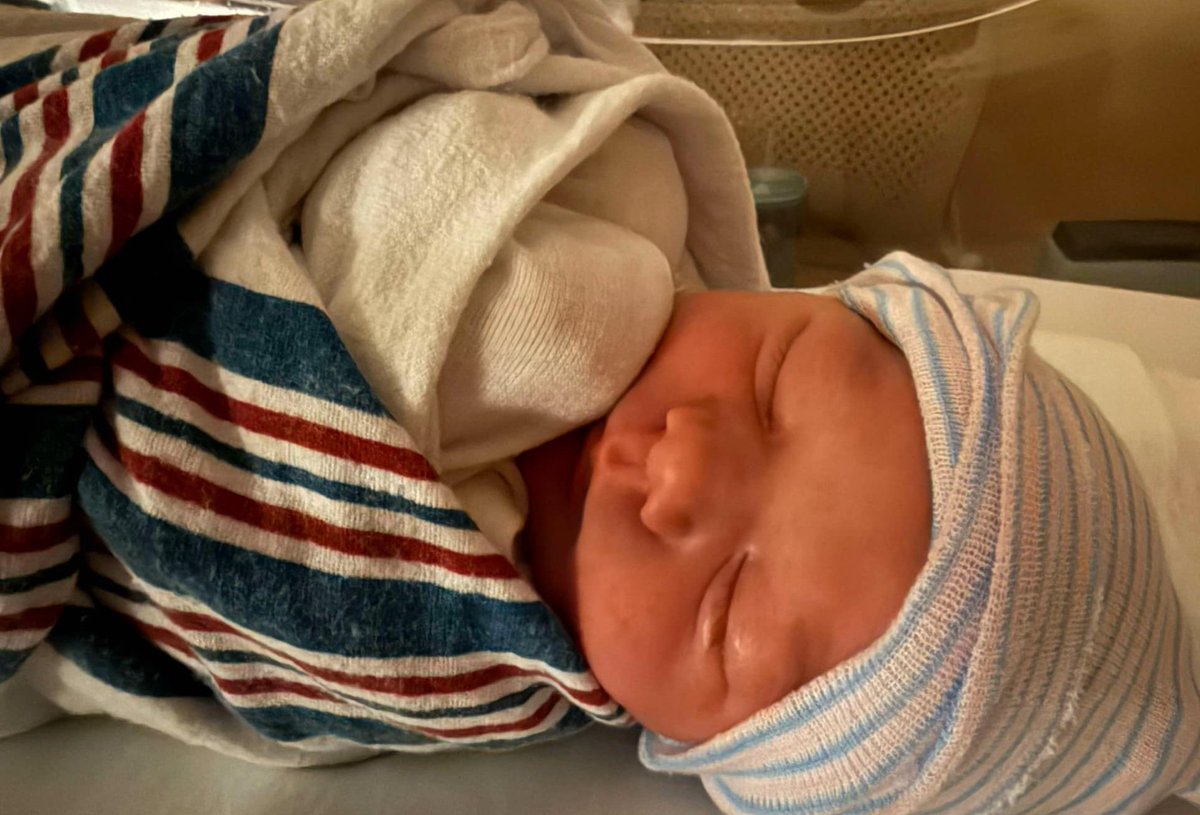 I'm a dad now! Francis Alan McGeehan arrived last night 12/4/24 at 12:46am