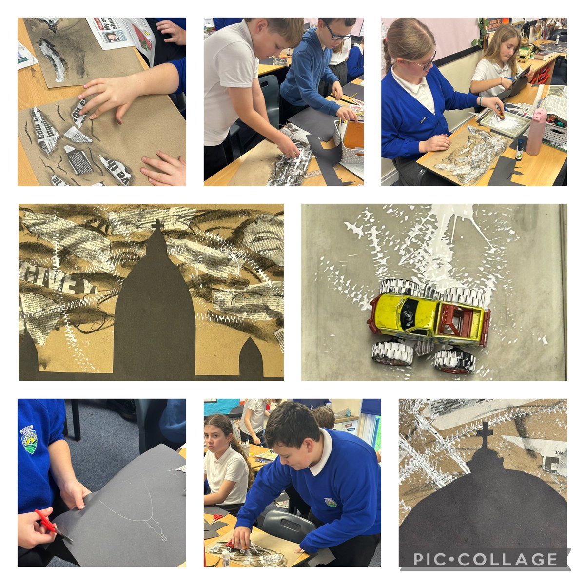 Priory Pembroke Academy (@priorypembroke) on Twitter photo ✏️ Blitz inspired Art ✏️
This afternoon <a href="/BadgerClass56/">Badgers Class</a> at Fiskerton primary school created some mixed media art work inspired by the famous photos taken by Herbert Mason. The best bit was using toy cars in acrylic paint to create the plane trails! ✏️ Blitz inspired Art ✏️
This afternoon <a href="/BadgerClass56/">Badgers Class</a> at Fiskerton primary school created some mixed media art work inspired by the famous photos taken by Herbert Mason. The best bit was using toy cars in acrylic paint to create the plane trails!