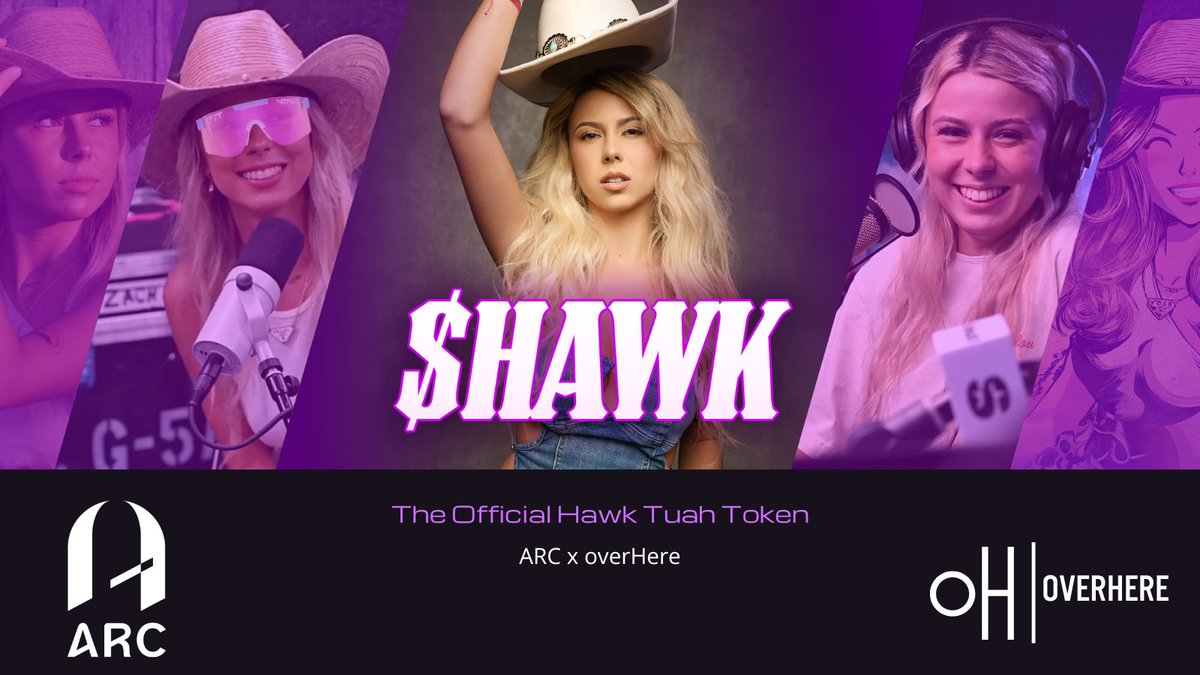 GM Stellars!

We're excited to announce our partnership with <a href="/overHere_gg/">overHere</a> for the launch of the Hawk Tuah Token, $HAWK, inspired by @HalieyWelchX, who is also a Stellar! 

Together, $HAWK and ARC are uniting to bridge communities and champion our shared values of innovation,
