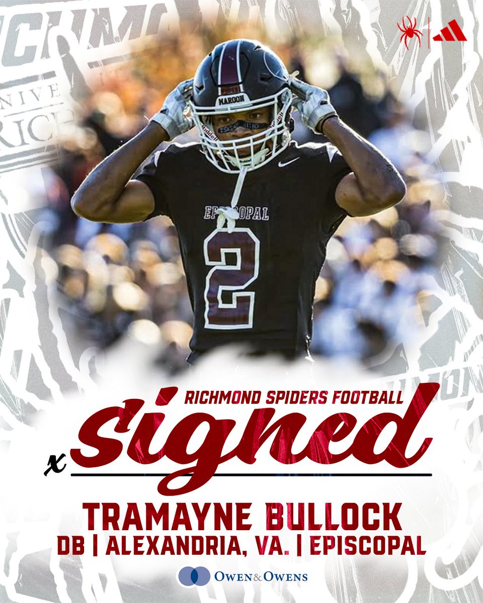 𝙒𝙚𝙡𝙘𝙤𝙢𝙚 𝙩𝙤 𝙍𝙞𝙘𝙝𝙢𝙤𝙣𝙙, <a href="/jr_tramayne/">Tramayne_BullockJr</a>‼️     

Defensive Back | 6-2, 175 | Alexandria, Va. | Episcopal  

#OneRichmond