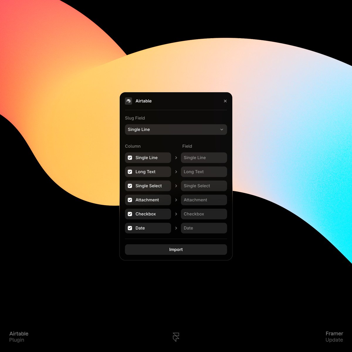 Airtable, now in <a href="/framer/">Framer</a> thanks to our new CMS APIs.
framer.com/updates/airtab…