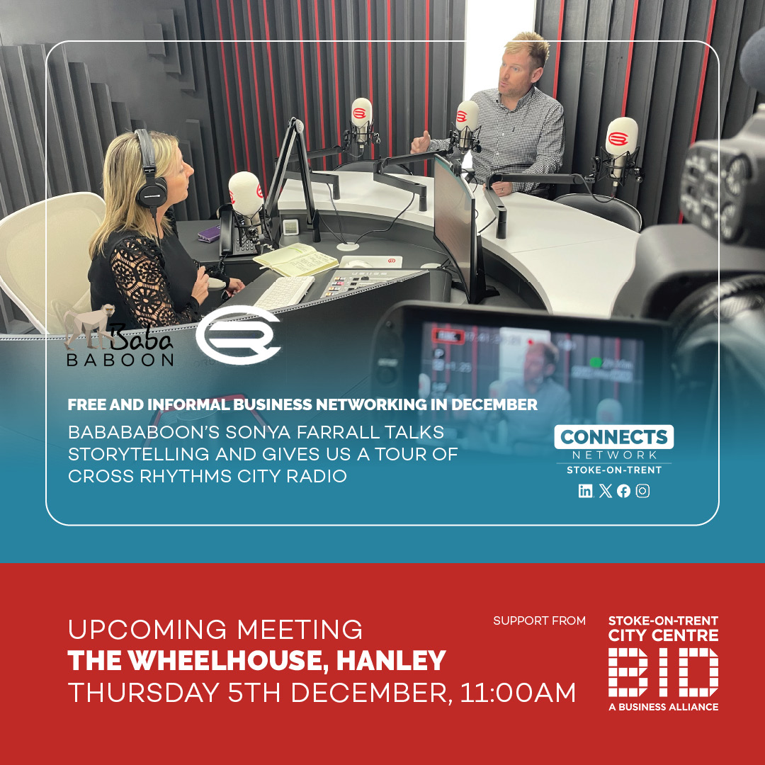 Fancy some free and informal, Staffordshire networking tomorrow morning? Join us at the Wheelhouse in Hanley tomorrow from 11am to meet local entrepreneurs, businesses and organisations and make lasting links over a cup of tea or coffee!

Learn more: eventbrite.com/e/1072937467849