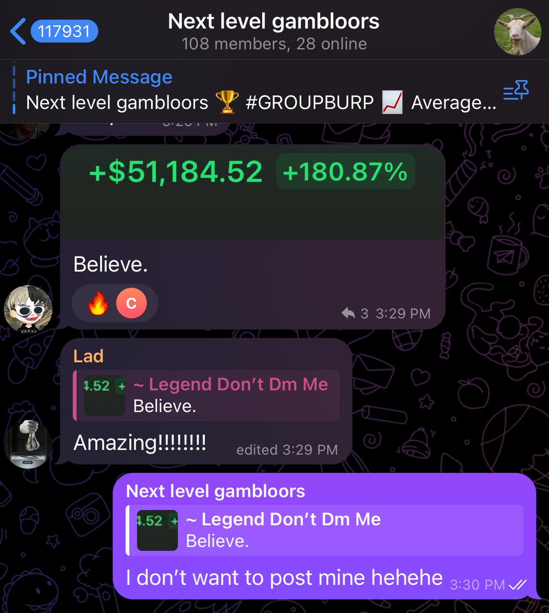 We don’t cap. We win together 
Pay attention anon