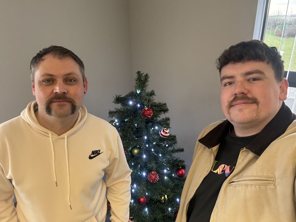 As we move into December we wanted to take a second to recognise Rich Hendry and Josh Killoran for their #movember achievement. A huge shoutout to them both for reaching their goal, growing a somewhat spectacular trucker tash and raising an impressive £305 for Movember!
