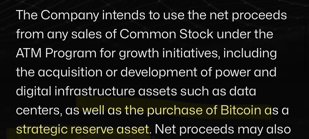 MitchellAskew's tweet photo. $500m ATM from @Hut8Corp in order to grow their strategic Bitcoin reserve

Are you paying attention?

The @saylor playbook is the new meta.

Use all available tools to acquire as much BTC as possible. https://t.co/0mL8y9lL9Z