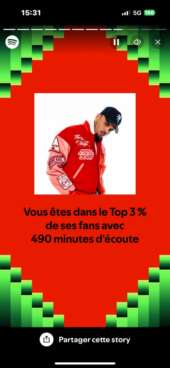 _madkl's tweet photo. vous l’attendiez tous ! mon…….. #SpotifyWrapped 
j’ai l’impression que ça fait 4 ans que j’ai les mêmes artistes qui tournent en boucle 😭 https://t.co/aYonhM149w