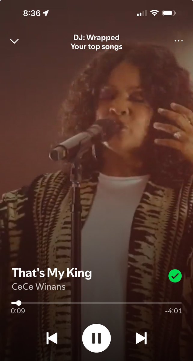 allykinzz's tweet photo. @cecewinans is one of my top artists on my @Spotify wrapped playlist 😌🕊️ and that’s where she belongs! https://t.co/IMkDZ2s6yJ