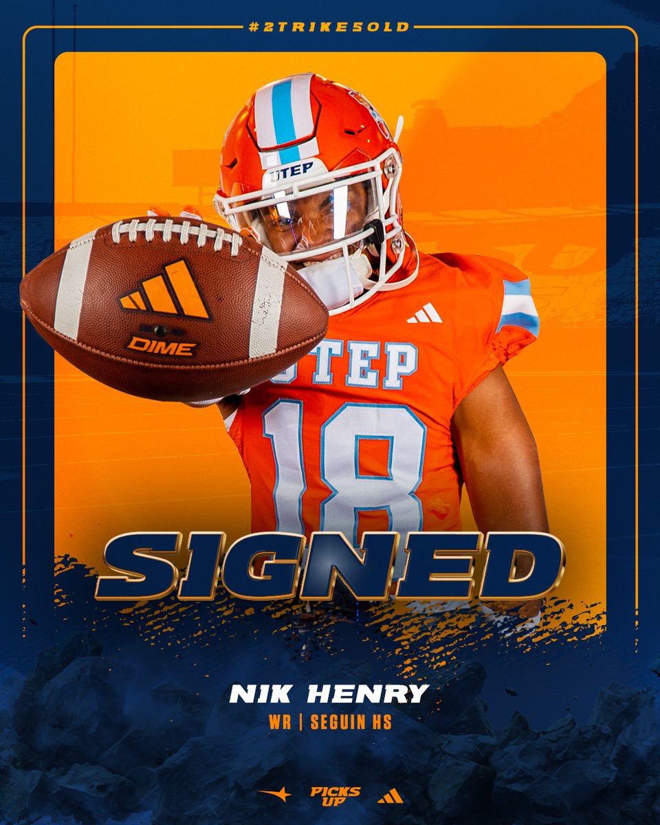 𝗢𝗙𝗙𝗜𝗖𝗜𝗔𝗟 ✍️

Welcome to the Sun City, Nik Henry!

#2TRIKE5OLD | #NSD25