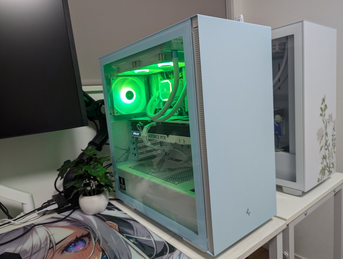 IMS1212's tweet photo. 自作代行148台目、ゆっきーさんの9800X3Dつんださいきょ〜な水色PC🐟️
iMSメインPCと同じスペックなり🐟️
9800X3Dはいいぞ🐟️🐟️🐟️🐟️🐟️ https://t.co/1tl8wdlvd2