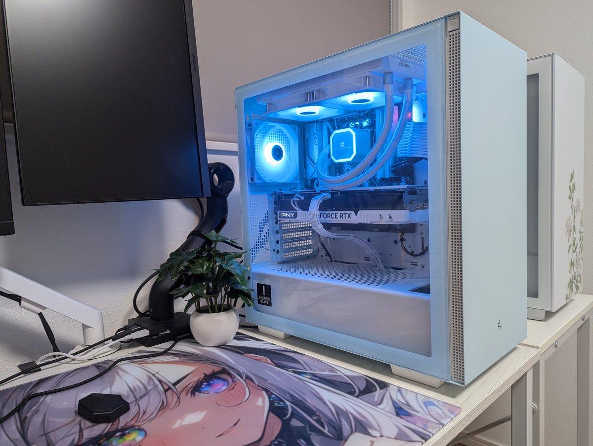 自作代行148台目、ゆっきーさんの9800X3Dつんださいきょ〜な水色PC🐟️
iMSメインPCと同じスペックなり🐟️
9800X3Dはいいぞ🐟️🐟️🐟️🐟️🐟️