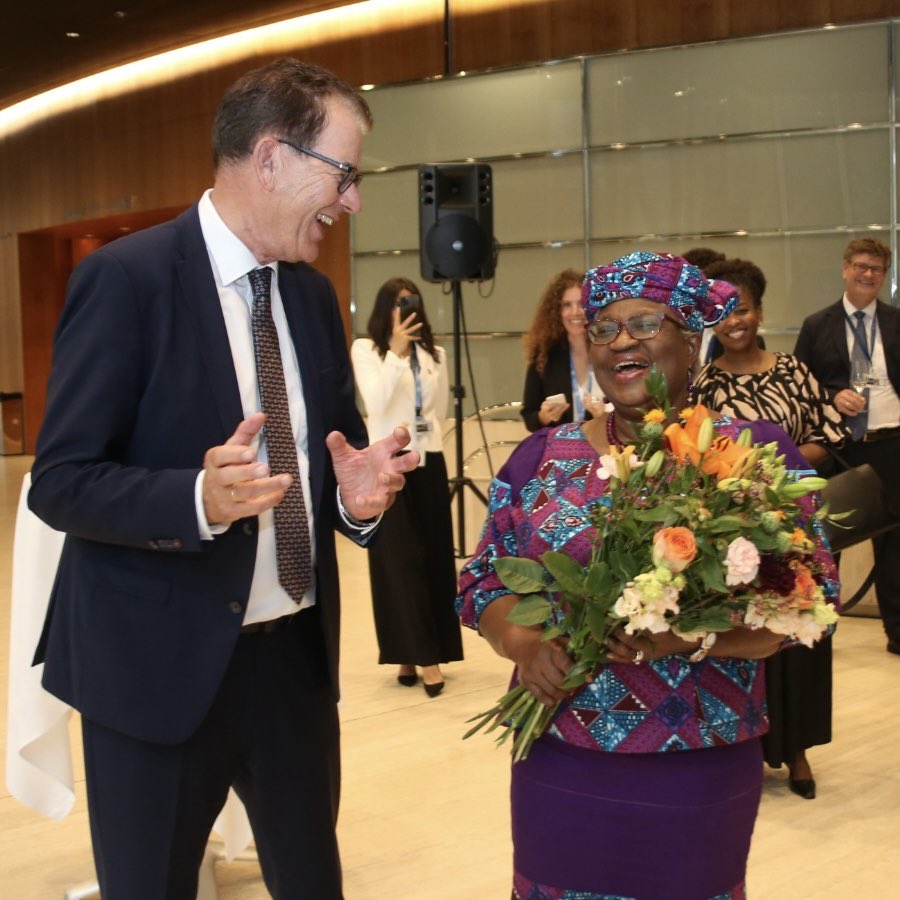 Gerd Müller (@dggerdmueller) on Twitter photo Congratulations, dear <a href="/NOIweala/">Ngozi Okonjo-Iweala</a>, on your well-deserved reappointment! I look forward to continuing to work closely together for a fair globalization, ensuring developing countries receive a fair deal, enhancing international trade cooperation & promoting sustainable supply chains Congratulations, dear <a href="/NOIweala/">Ngozi Okonjo-Iweala</a>, on your well-deserved reappointment! I look forward to continuing to work closely together for a fair globalization, ensuring developing countries receive a fair deal, enhancing international trade cooperation & promoting sustainable supply chains