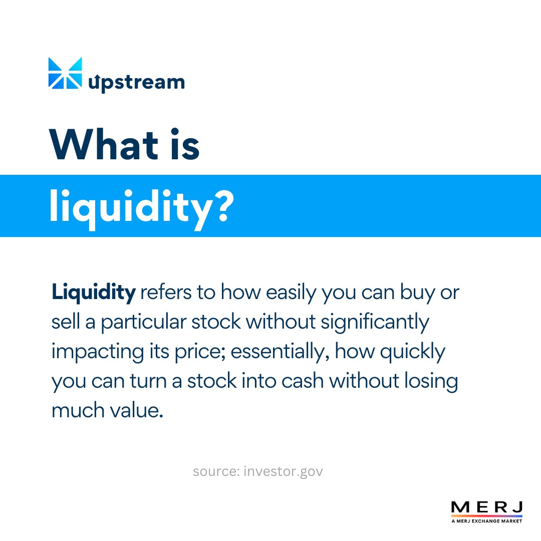 Dual listing on Upstream boosts liquidity potential by opening the door to a global investor base who can trade your shares in real-time, 20 hours a day, 7 days a week.📈  Learn more at upstream.exchange/getlisted.